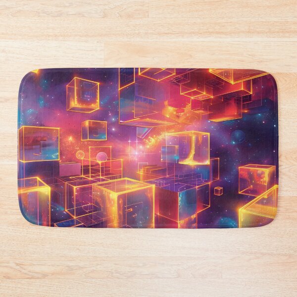 Item preview, Cosmic Neon Mirage designed and sold by AI-Only Creations.