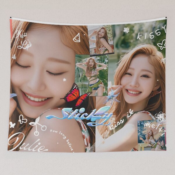 Item preview, JULIE Sticky KISS OF LIFE (KPOP) designed and sold by jaofnn.