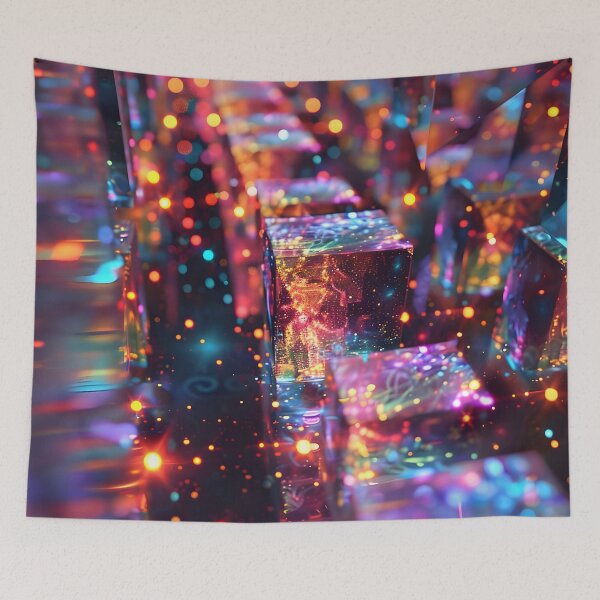 Item preview, Neon Dream Maze designed and sold by AI-Only Creations.