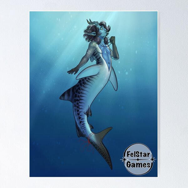 Item preview, MerMay Illustration Shark designed and sold by FelStar-Games.