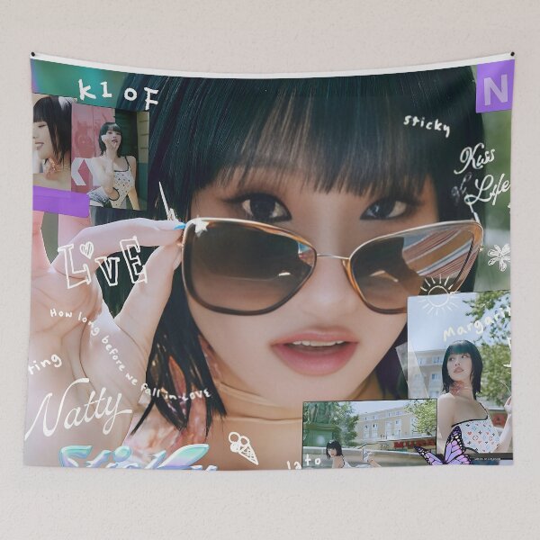 Item preview, NATTY Sticky KISS OF LIFE (KPOP) designed and sold by jaofnn.