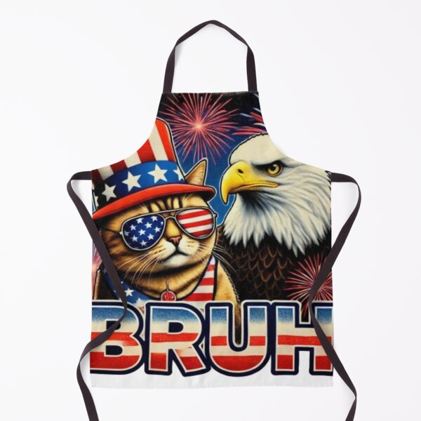 Item preview, Divertido 4 de julio Bruh Cat Eagle Kitten designed and sold by JediKittenWars.