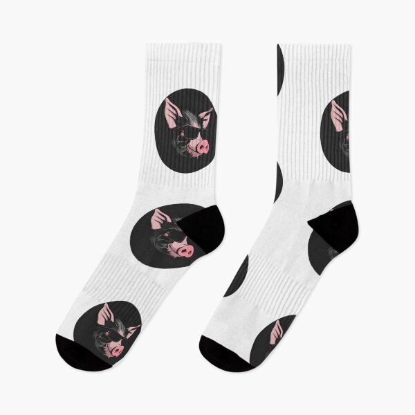 Item preview, Portrait of elegant and stylish pig, fachero facherito designed and sold by elecelorena.
