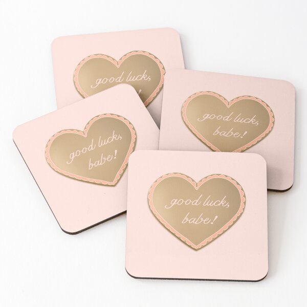 Item preview, Good Luck Babe Heart Shaped Cookie  designed and sold by gabyjimenez.