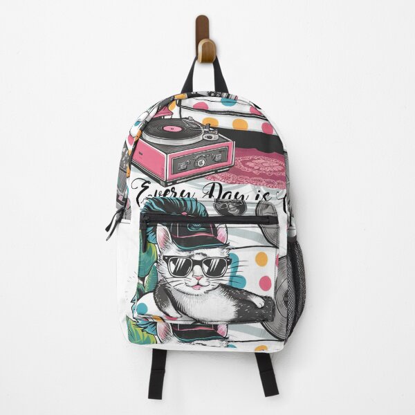 Item preview, veryday is Caturday: Relaxing Cat with Retro Vibes designed and sold by asprse.