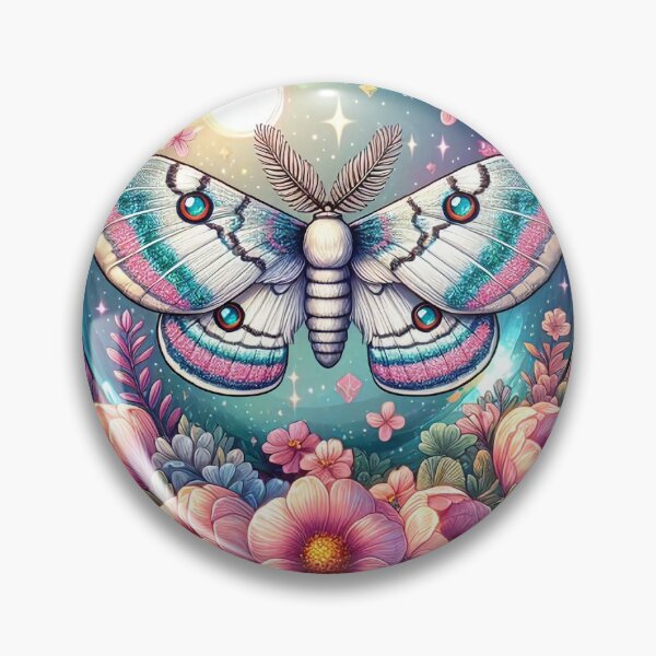 Item preview, Crystal Ball Moth designed and sold by dreamywitch.