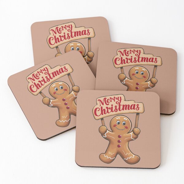 Item preview, Merry Christmas Gingerbread Cookie Happy designed and sold by VanillaBlueSky.