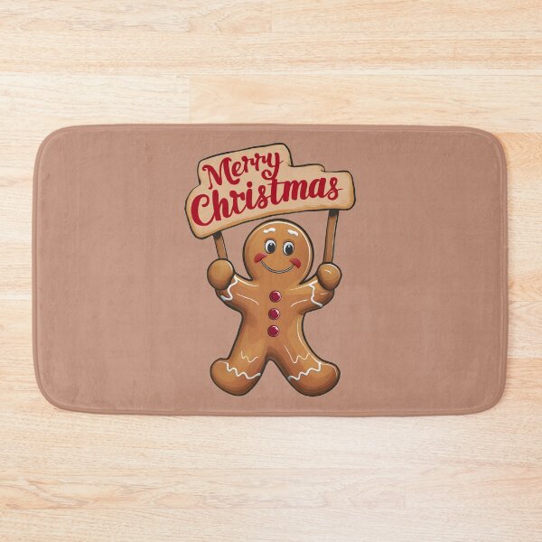 Item preview, Merry Christmas Gingerbread Cookie Happy designed and sold by VanillaBlueSky.