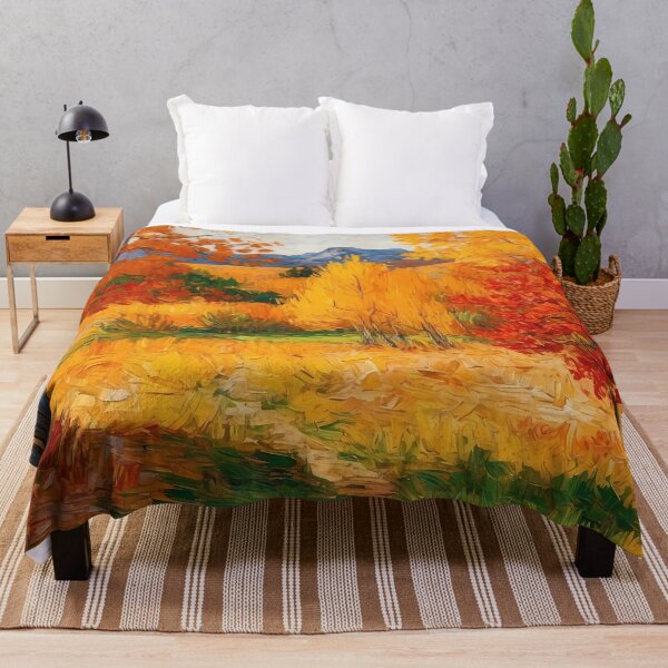 Item preview, Vibrant Autumn Landscape with Colorful Trees designed and sold by AHMEDMAMADO.