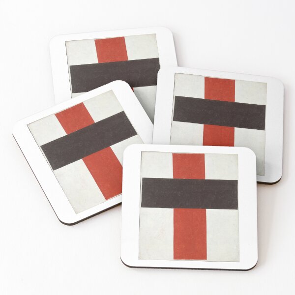 Item preview,   Kazimir Malevich  Large cross in black over red on white designed and sold by TeeARTHY.