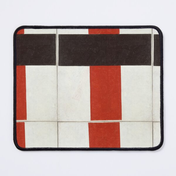 Item preview, Kazimir Malevich Large cross in black over red on white designed and sold by TeeARTHY.