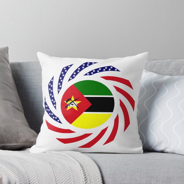 Item preview, Mozambican American Multinational Patriot Flag Series designed and sold by Carbon-Fibre Media.