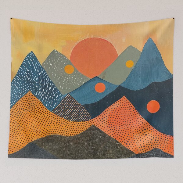 Item preview, Sunrise over the Mountains designed and sold by Neika Shimm Designs.