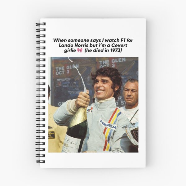 Item preview, Francois Cevert girlie meme print designed and sold by cceridwenx.