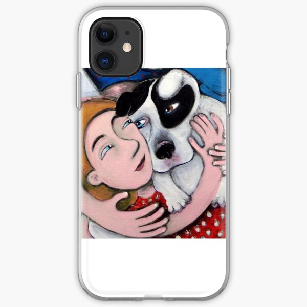 dog and her girl iPhone Soft Case