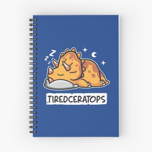 Item preview, Tiredceratops - Lazy Triceratops Dinosaur designed and sold by Snouleaf.