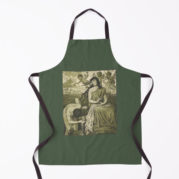 Item preview, Die Quellnymphe, The Naiad, German Lithograph by Hans Thoma 1897 designed and sold by juiceboxvintage.
