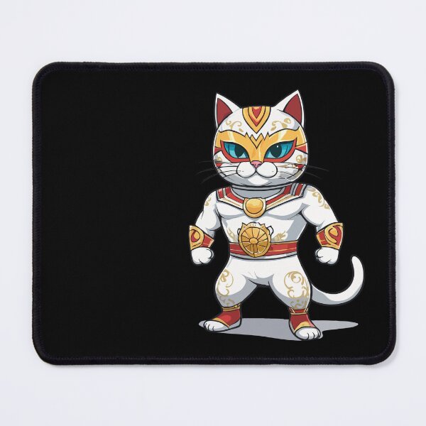 Item preview, White Luchador. Cat Luchador designed and sold by twisted-dot.
