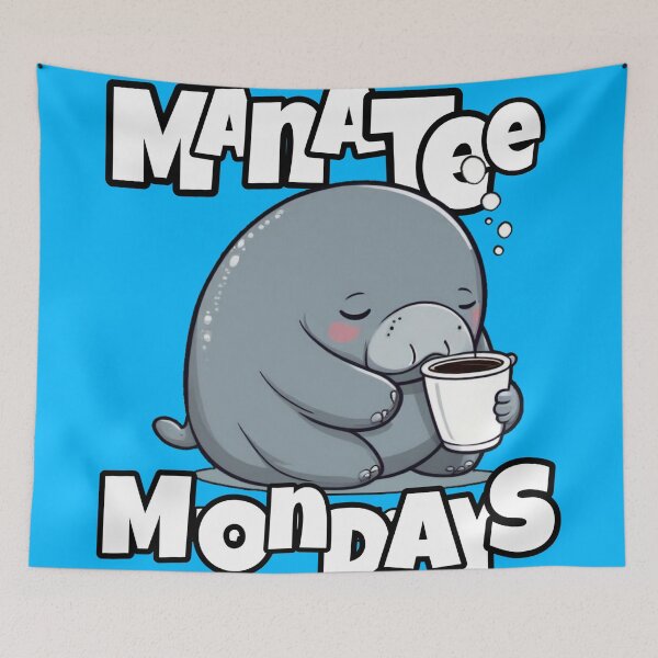 Item preview, Manatee Mondays designed and sold by CoolEnthusias.