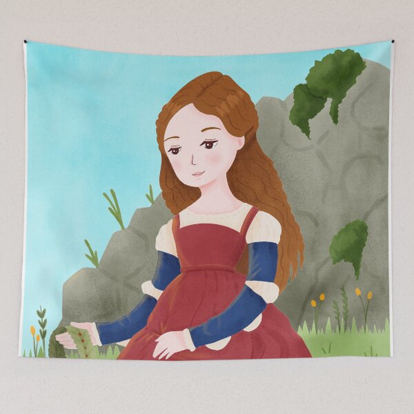 Item preview, Vintage Fantasy inspired Medieval Scene Illustration 10 designed and sold by MariOyama.