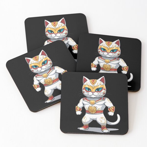 Item preview, White Luchador. Cat Luchador designed and sold by twisted-dot.