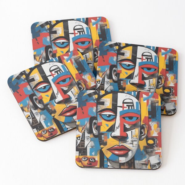 Item preview, Fusión ecléctica: un collage caótico de cubismo y surrealismo designed and sold by FreedomToDesign.