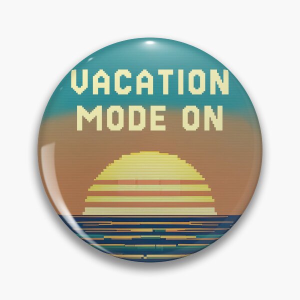 Item preview, Vacation Mode Holiday Sun Ocean Sea Computer Game Style designed and sold by popanato.
