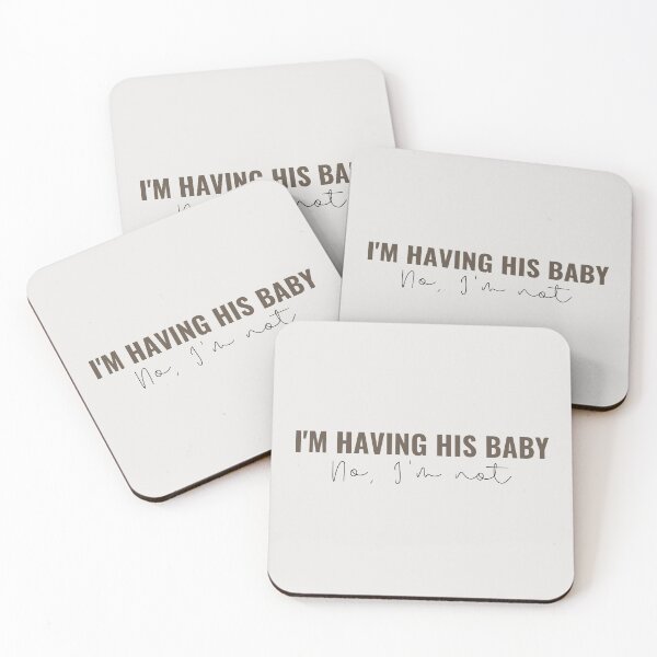 Item preview, Im having his baby, no im not - Taylor Swift designed and sold by bombalurina.
