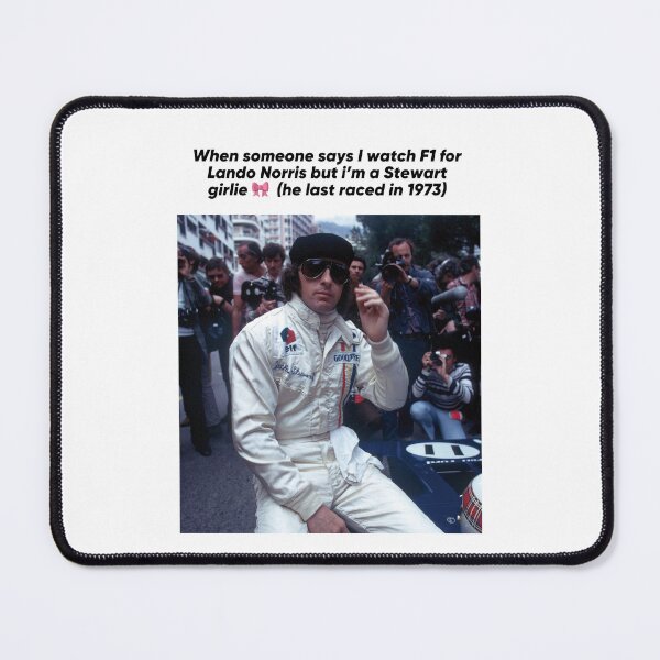 Item preview, Jackie Stewart girlie meme designed and sold by cceridwenx.
