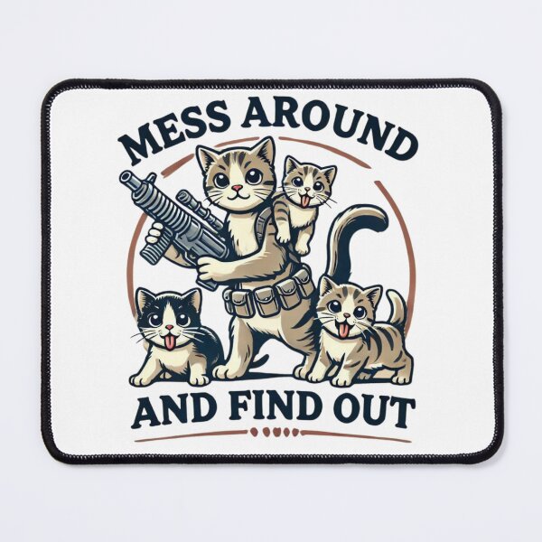 Item preview, Over Protective Mother Cat Kittens Doodle designed and sold by JediKittenWars.
