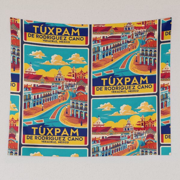 Item preview, Tuxpam de Rodriguez Cano Veracruz Mexico Vintage Travel Tourism  designed and sold by TravelersGems.
