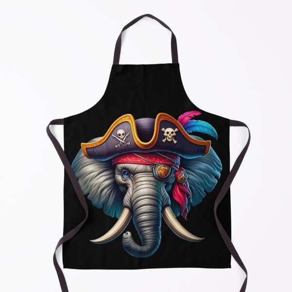 Item preview, The Fearless Pirate Elephant - Fantastic Animal Art designed and sold by AmigoVerse.