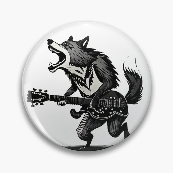 Item preview, Howling Wolf Guitar 8 designed and sold by SmARTNiki.