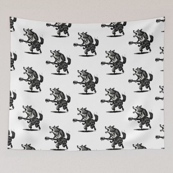 Item preview, Howling Wolf Guitar 8 designed and sold by SmARTNiki.