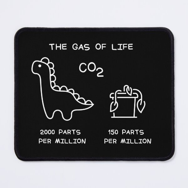Item preview, CO2 The Gas of Life (for dark background) designed and sold by YogaZesty.