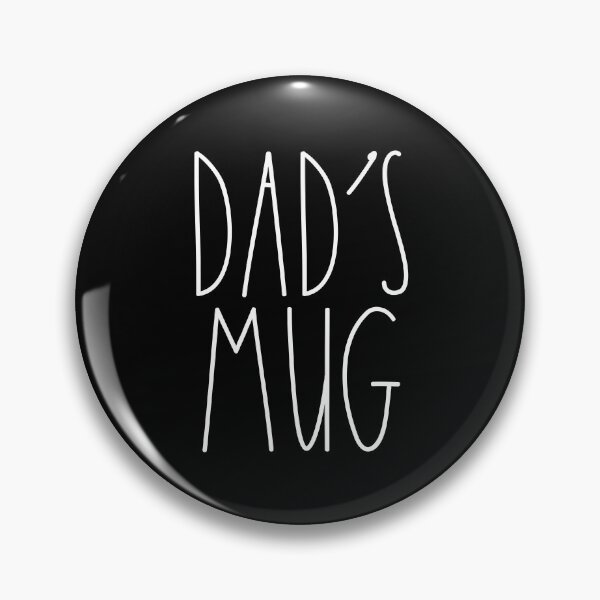 Item preview, Dad's Mug White Rae Dunn Inspired Farmhouse Decor designed and sold by FineElephant.