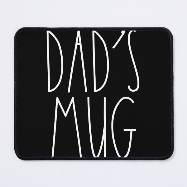 Item preview, Dad's Mug White Rae Dunn Inspired Farmhouse Decor designed and sold by FineElephant.