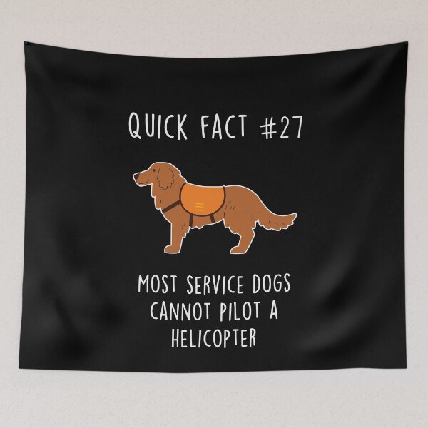 Item preview, Service Dog Facts designed and sold by Clara Hollins.