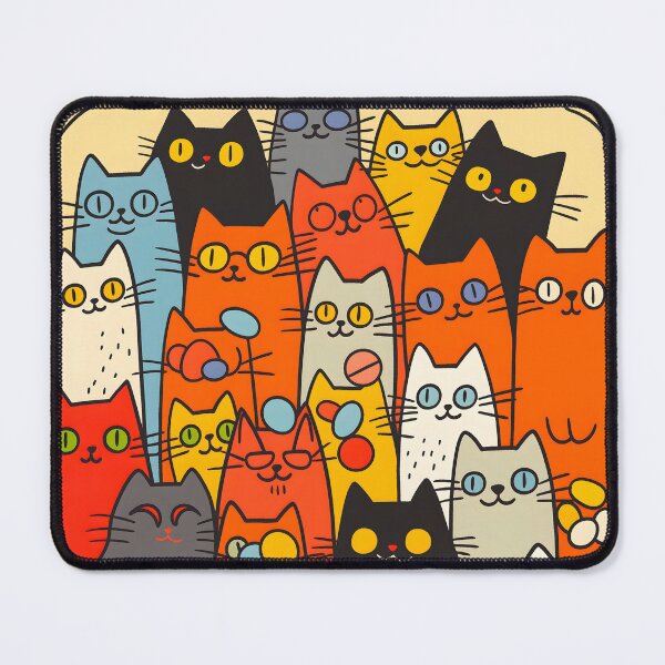 Item preview, Lots Of Colorful Cats In a Pill Jar designed and sold by xiao xuans.