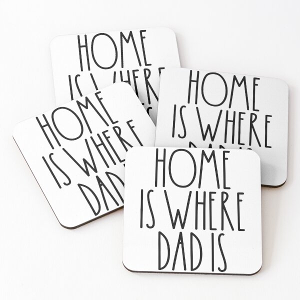 Item preview, Home Is Where Dad Is Rae Dunn Inspired Farmhouse Decor designed and sold by FineElephant.