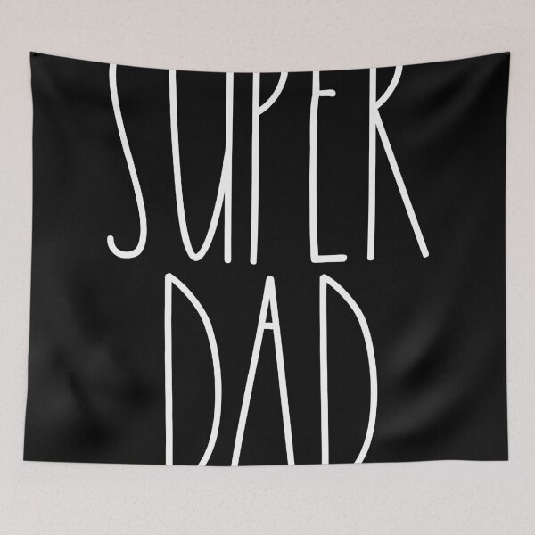 Item preview, Super Dad White Rae Dunn Inspired Farmhouse Decor designed and sold by FineElephant.