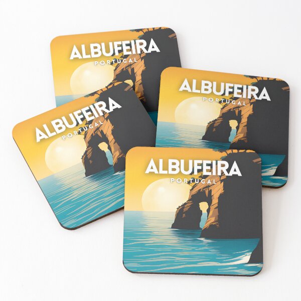 Item preview, Albufeira Portugal Coastline Travel designed and sold by ZionPosteria.