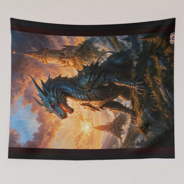 Item preview, The Sevlyus Dragon Of Lore Mythical AI Concept Art by Xzendor7 designed and sold by Xzendor7 Digital Art Creations.