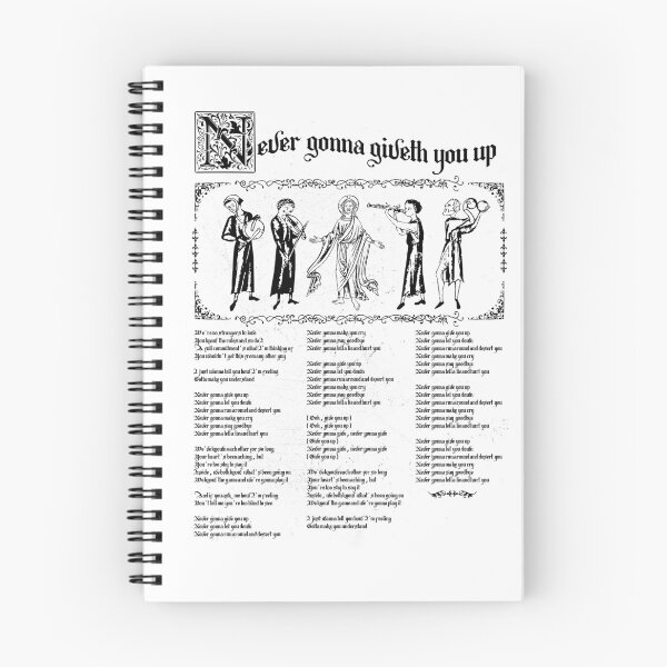 Item preview, Never Gonna Give You Up designed and sold by therocketman.