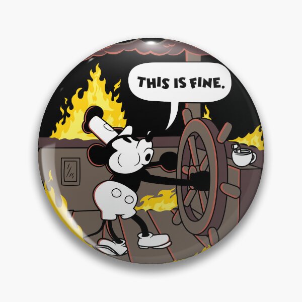 Item preview, This is fine mickey mouse steamboat willie designed and sold by therocketman.