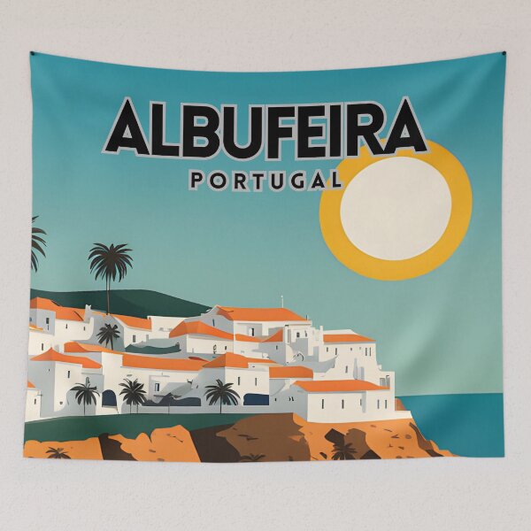 Item preview, Albufeira Portugal Coastline designed and sold by ZionPosteria.