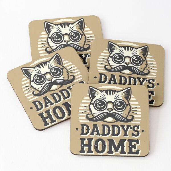 Item preview, Funny Cat Daddy Home Cat Doodle designed and sold by JediKittenWars.