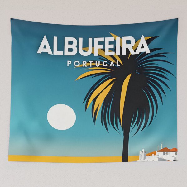 Item preview, Albufeira Portugal Travel designed and sold by ZionPosteria.