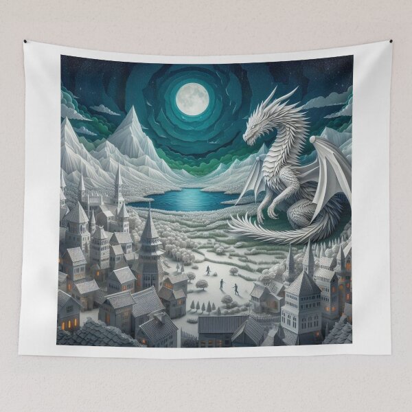 Item preview, Dragon in The Village designed and sold by tilmizart.