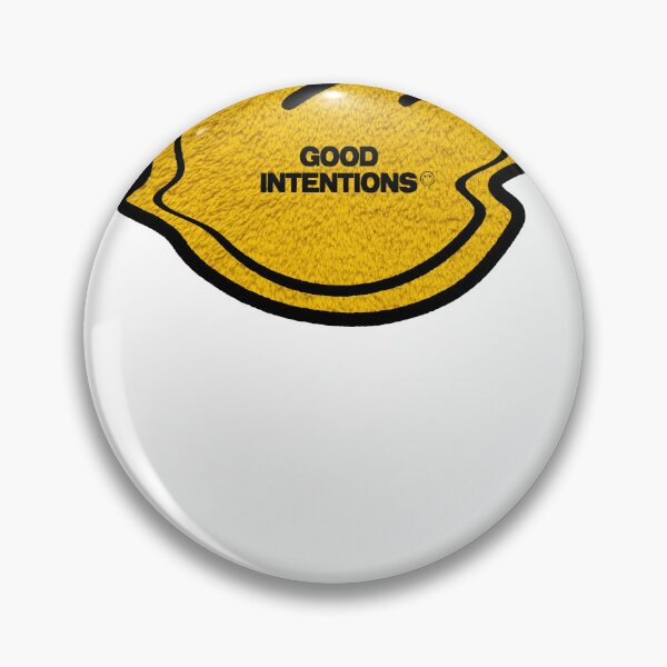 Item preview, GOOD INTENTIONS, Distorted, Smiley Face, Pop Art, Y2K, Street wear designed and sold by ArtsyFartsy777.